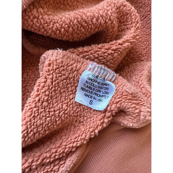 Set Active Crewneck Cotton Sweatshirt in Dusty Rose Size Small - Picture 7 of 7